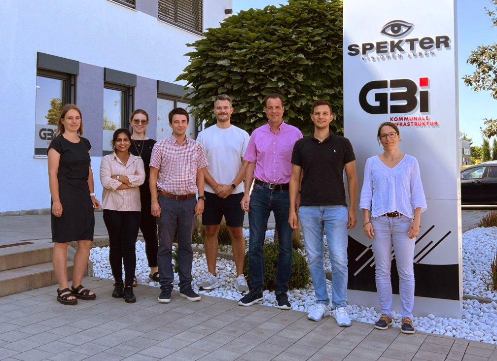 Wissenschaftler und Starkregenexperten beim Projekt-Kickoff im Spekter-Büro in Herzogenaurach