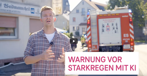 Deutsche Telekom IoT – offizieller Partner des Starkregen-Frühalarmsystems