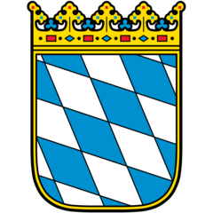 Kleines Wappen des Freistaates Bayern