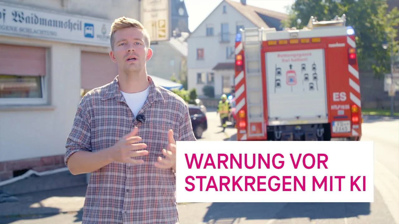 Warnung vor Starkregen mit KI