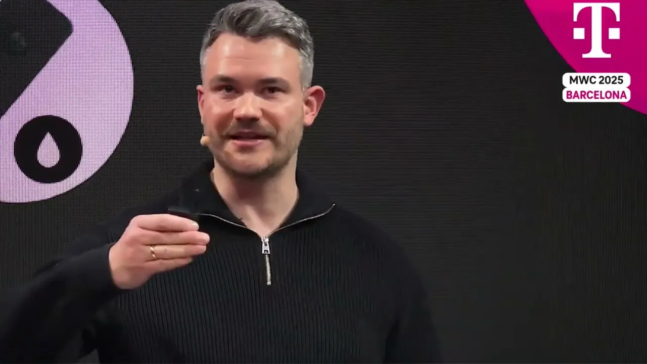 Matthias Falk, CTO von Spekter, auf dem MWC25
